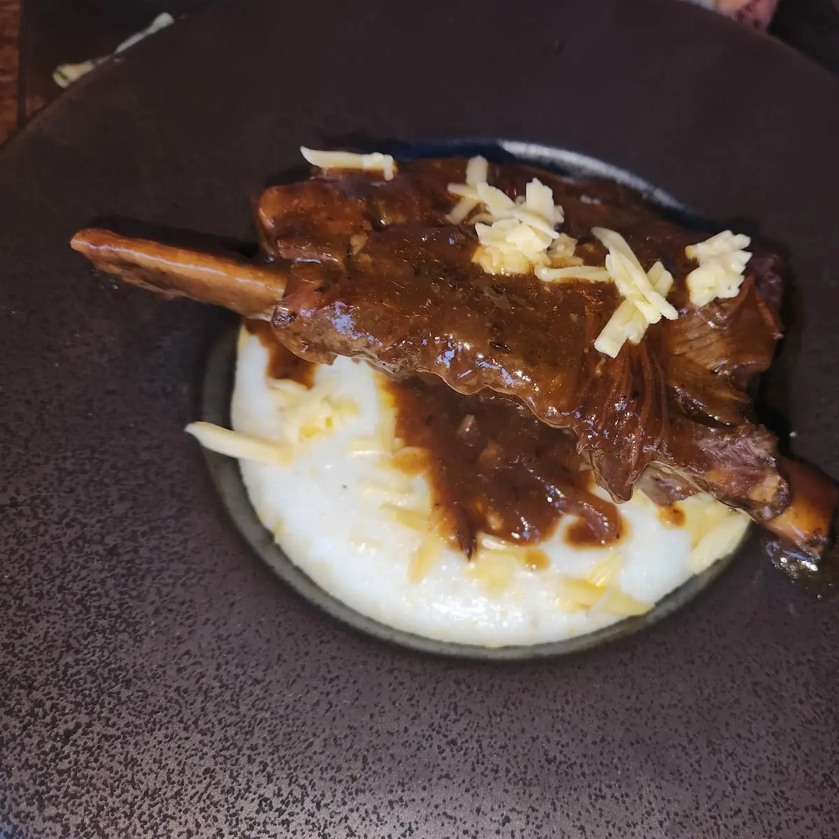 Braised Short Ribs over Grits