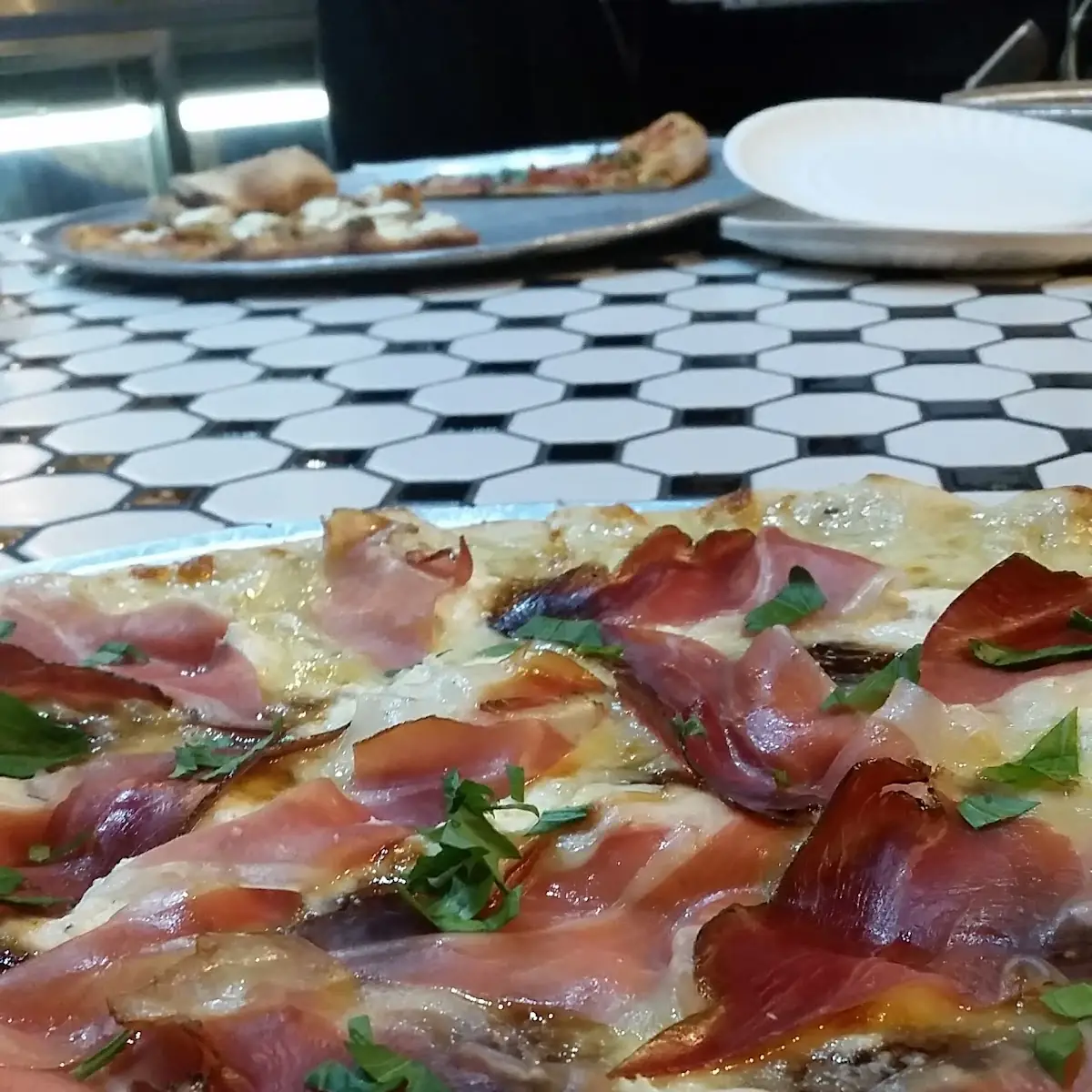 Prosciutto Ricotta and Fig Pizza