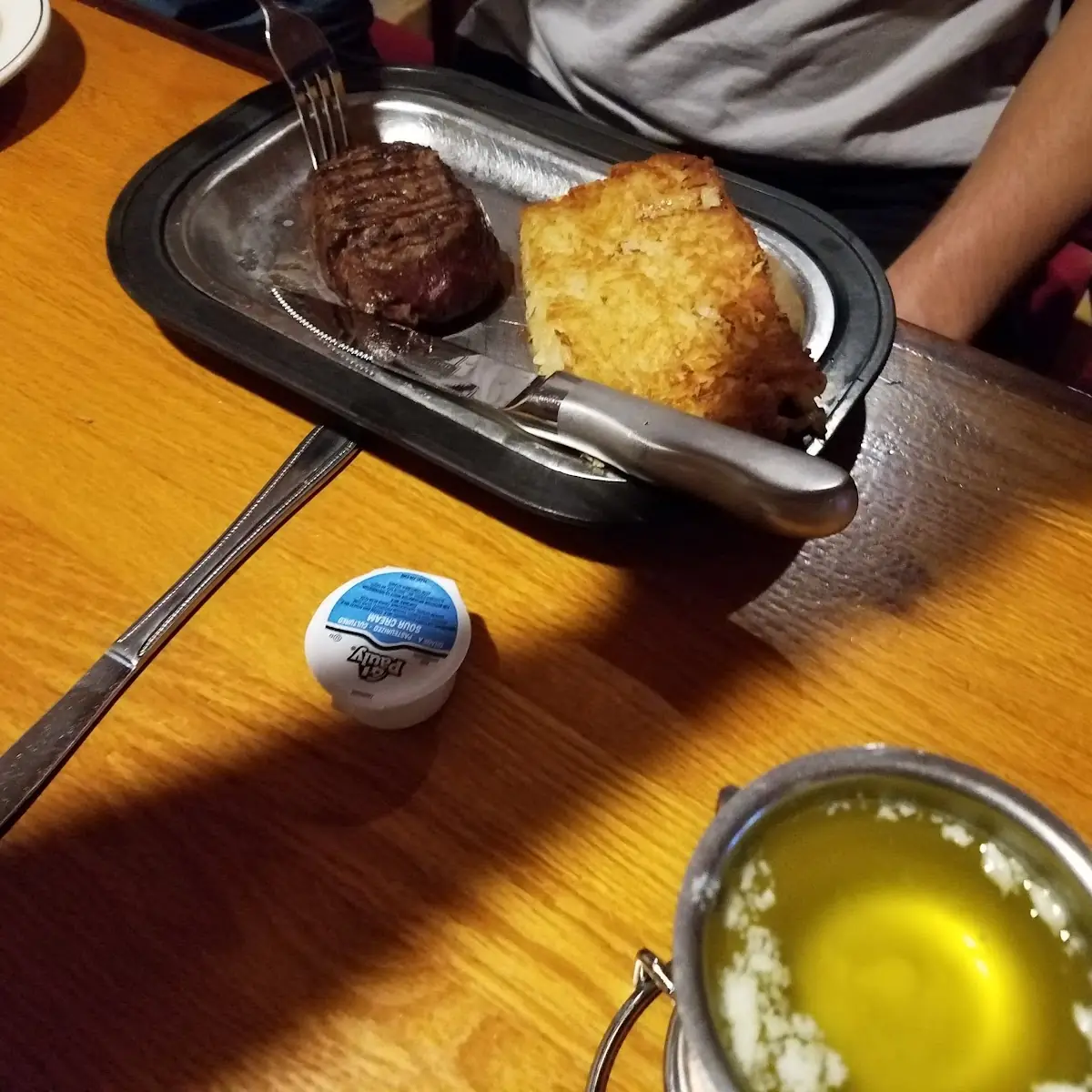 Filet Mignon and Hash Browns