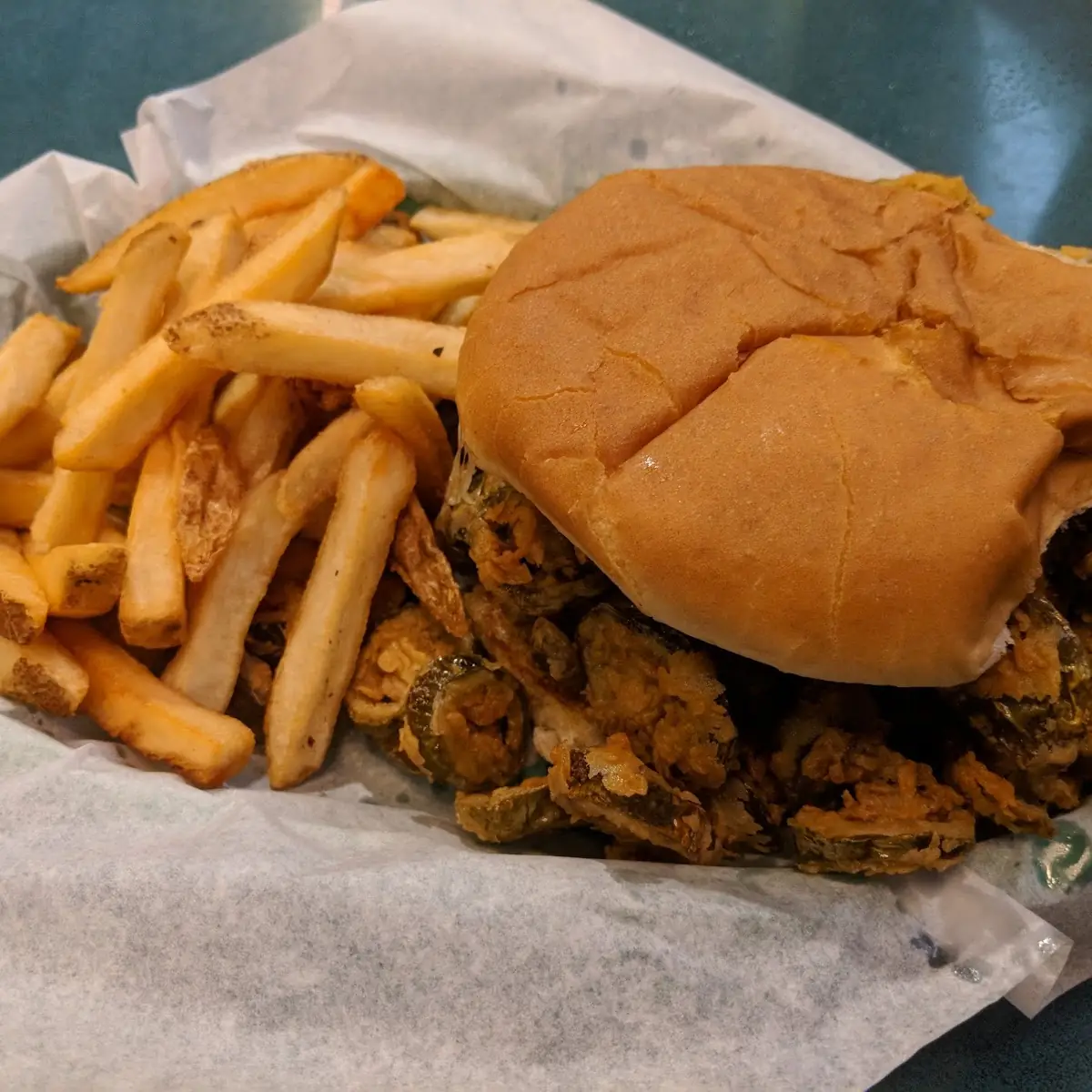 Fried Steak Sandwich