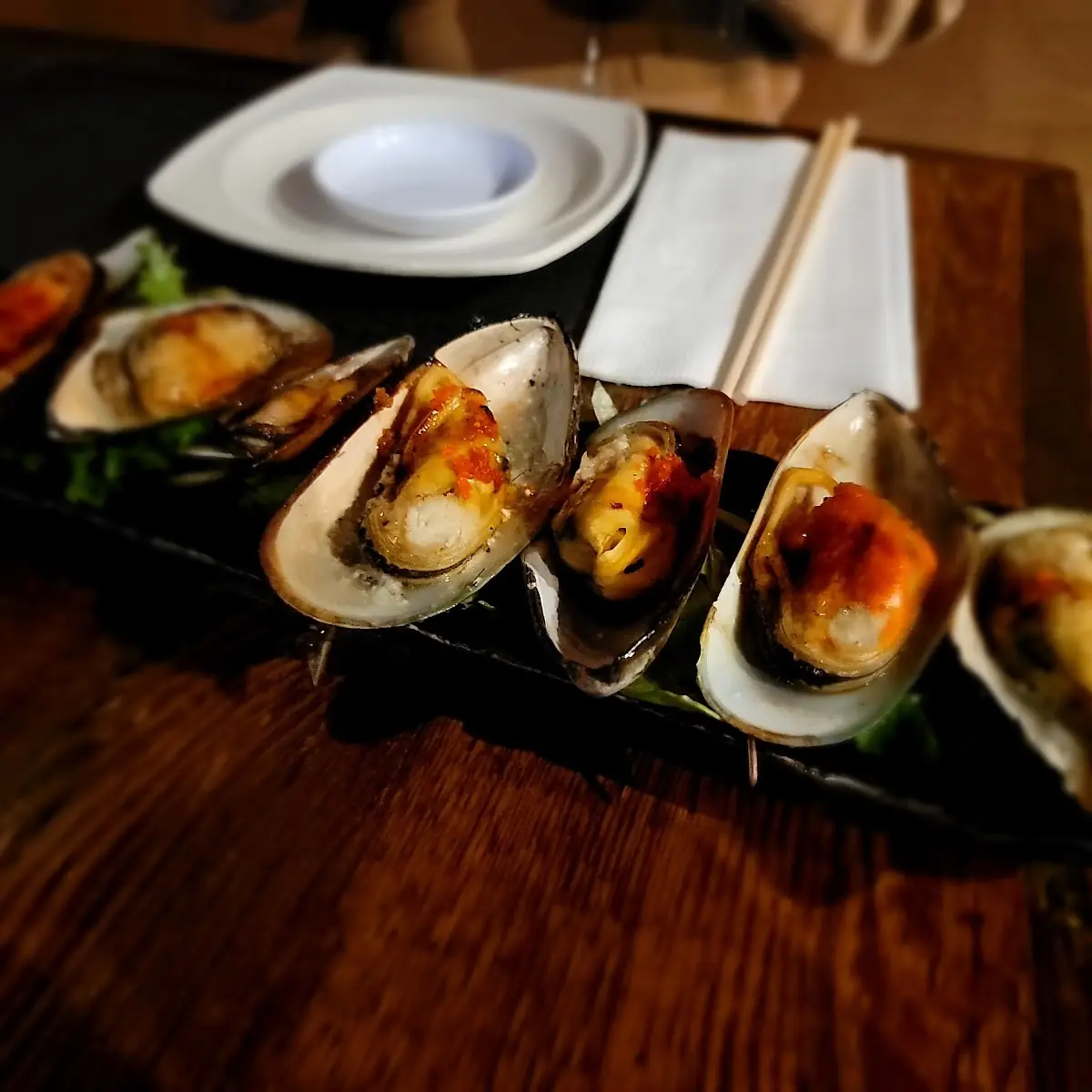 Baked Mussels Half Shell