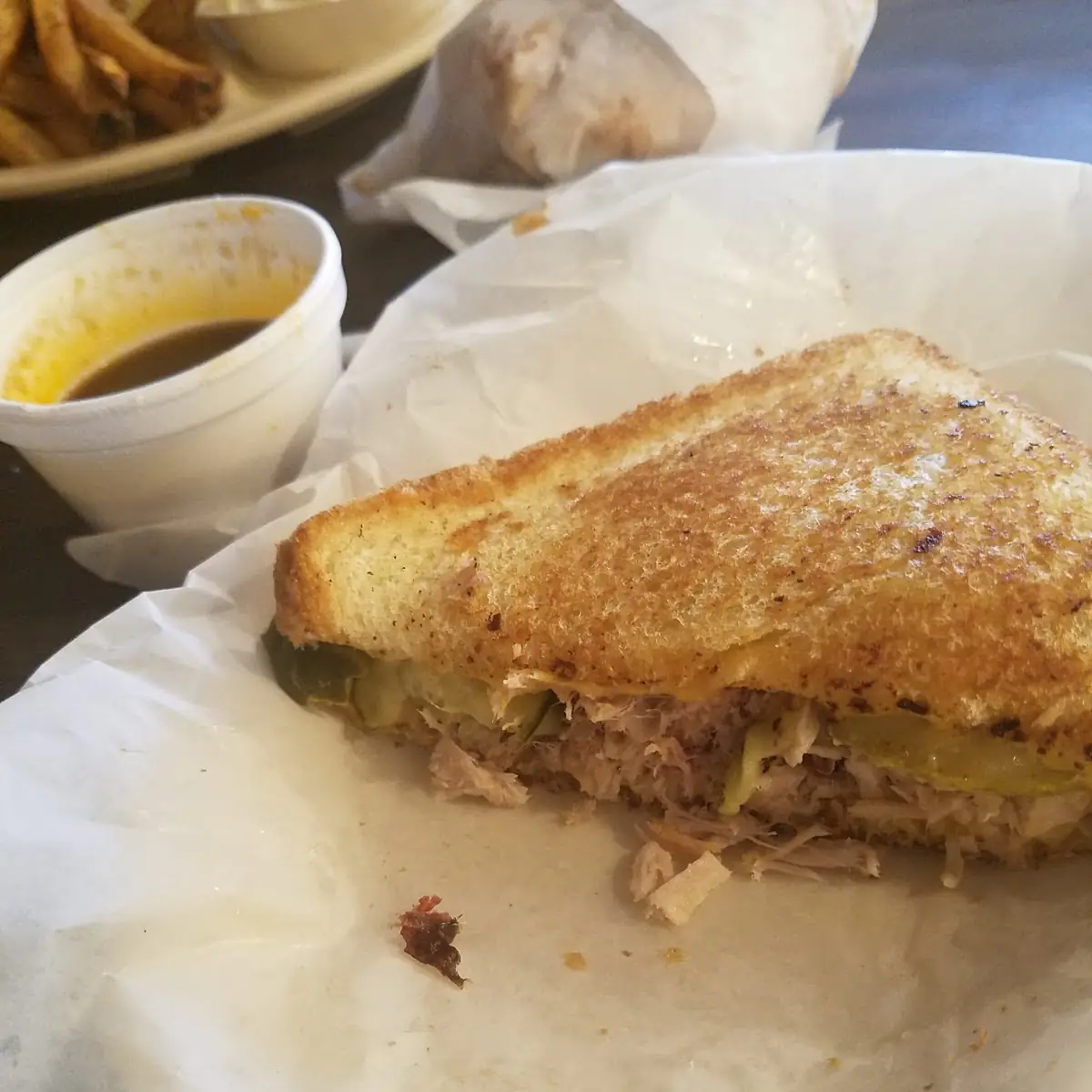 Pork Grilled Cheese Sandwich
