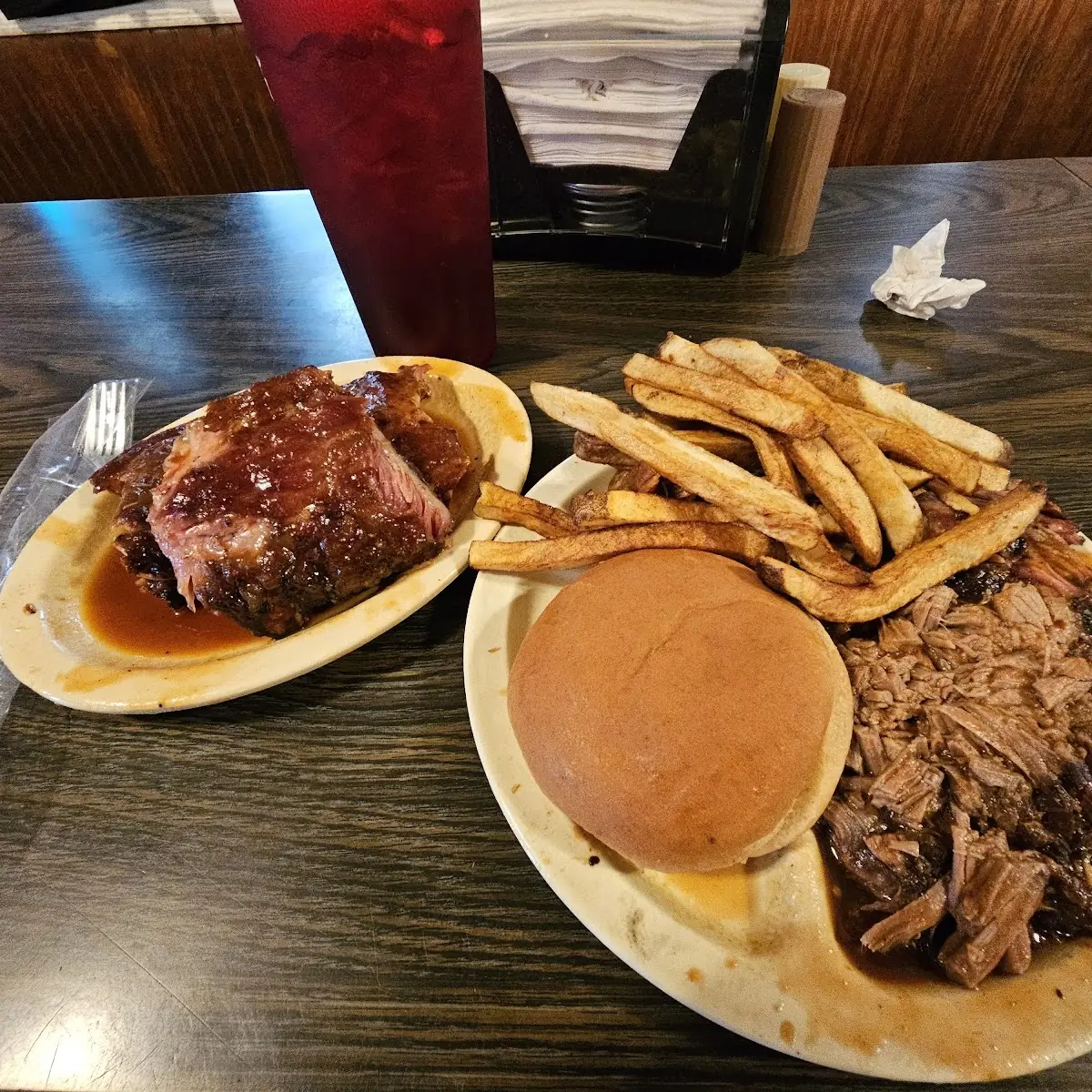 Pulled Pork Beef Baked Beans