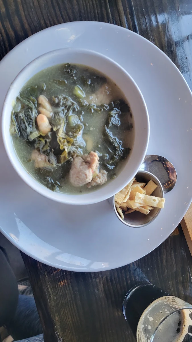 Kale and Meatball Soup