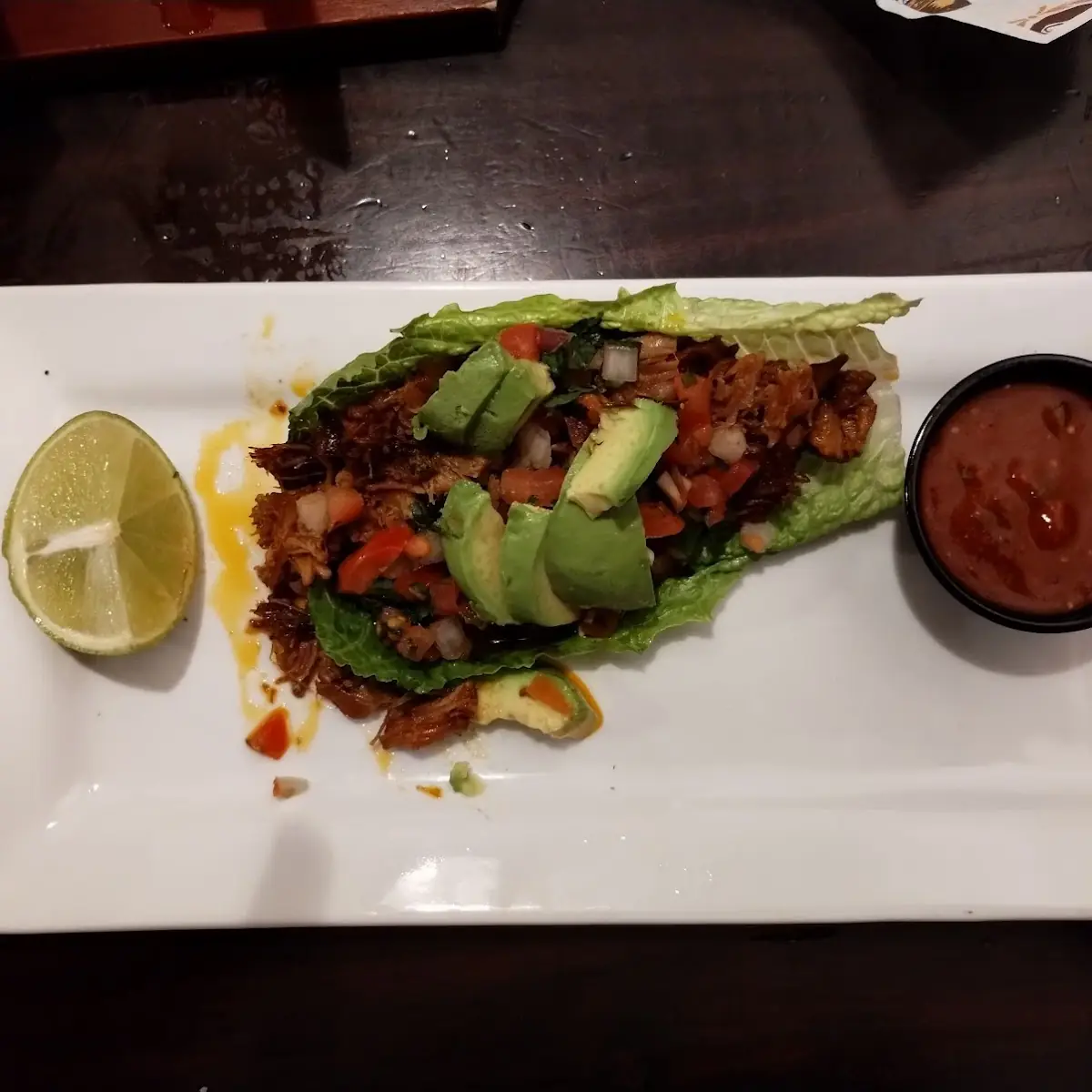 Pork Taco Lettuce Wrap