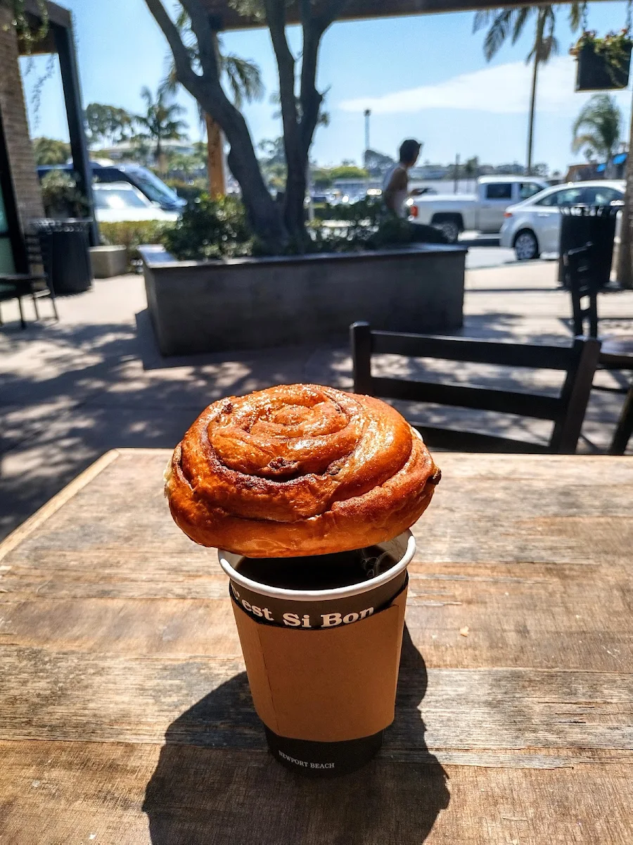 Cinnamon Raisin Roll & Small Coffee