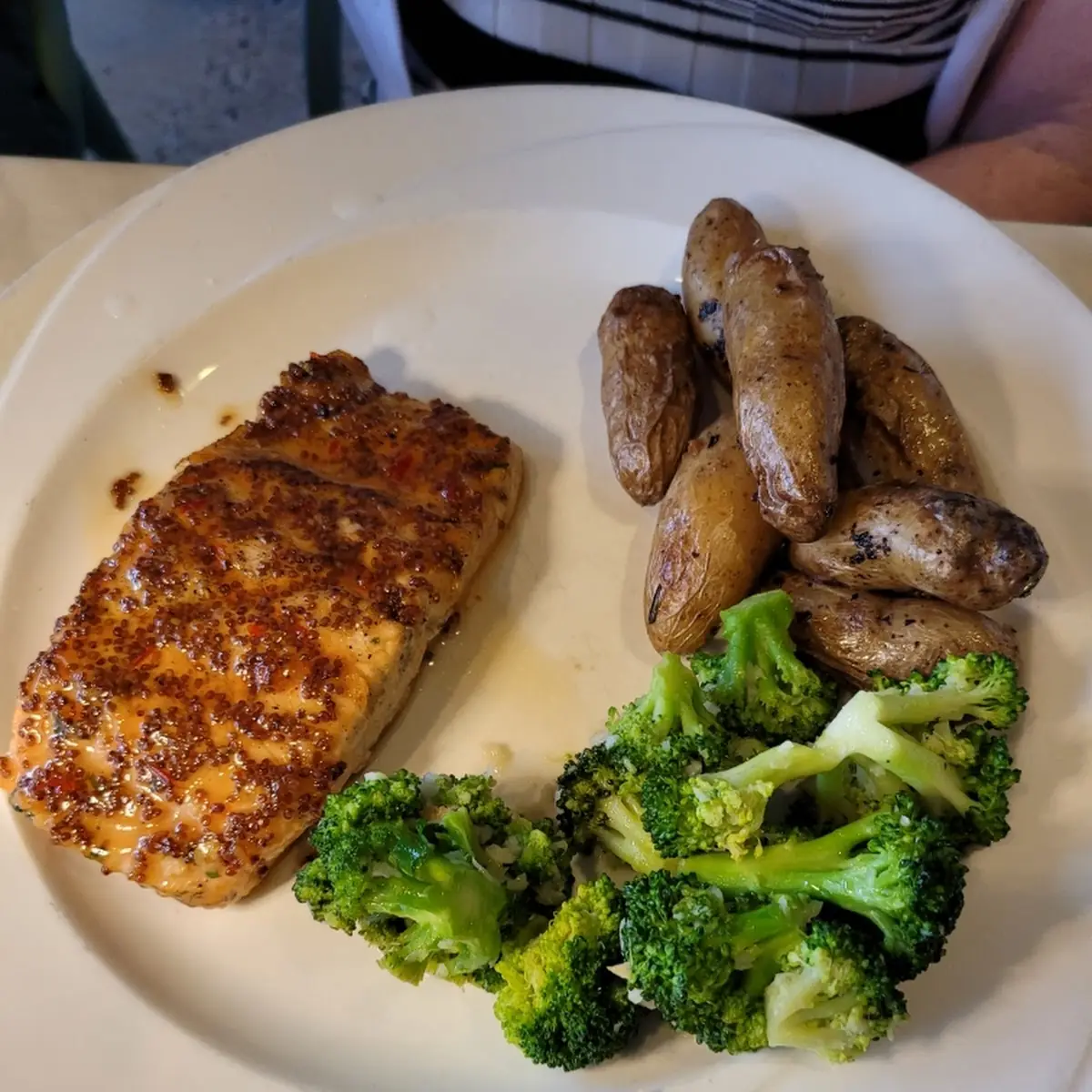 Honey Glazed Salmon Dinner