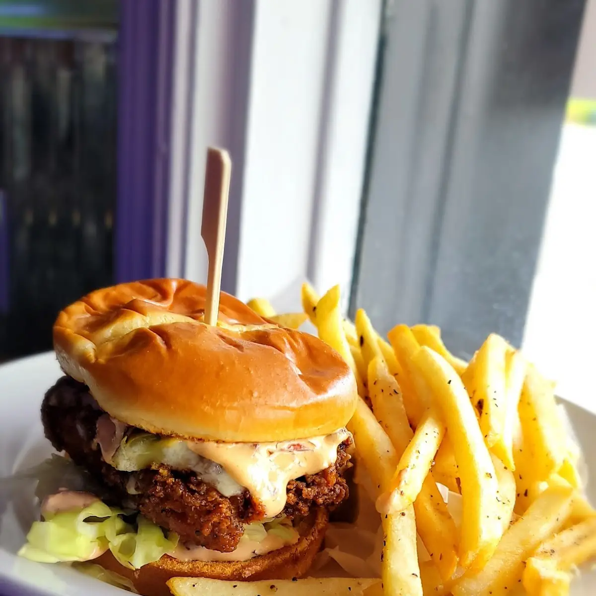 Flustered Cluck Chicken Sandwich