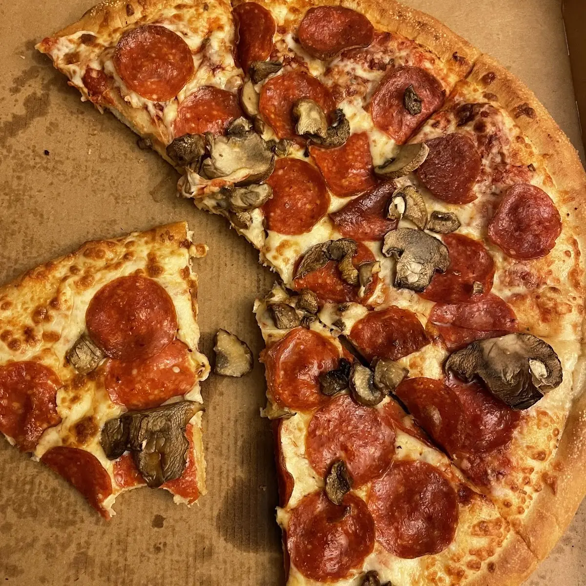 Three Meat Pizza