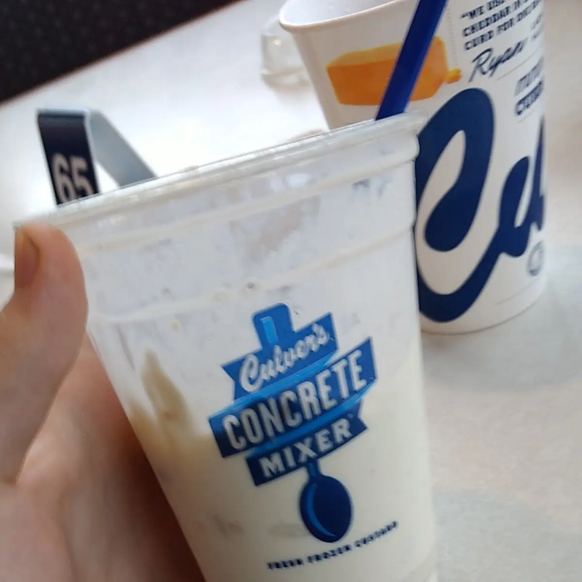 Salted Caramel Cookie Dough Concrete Mixer
