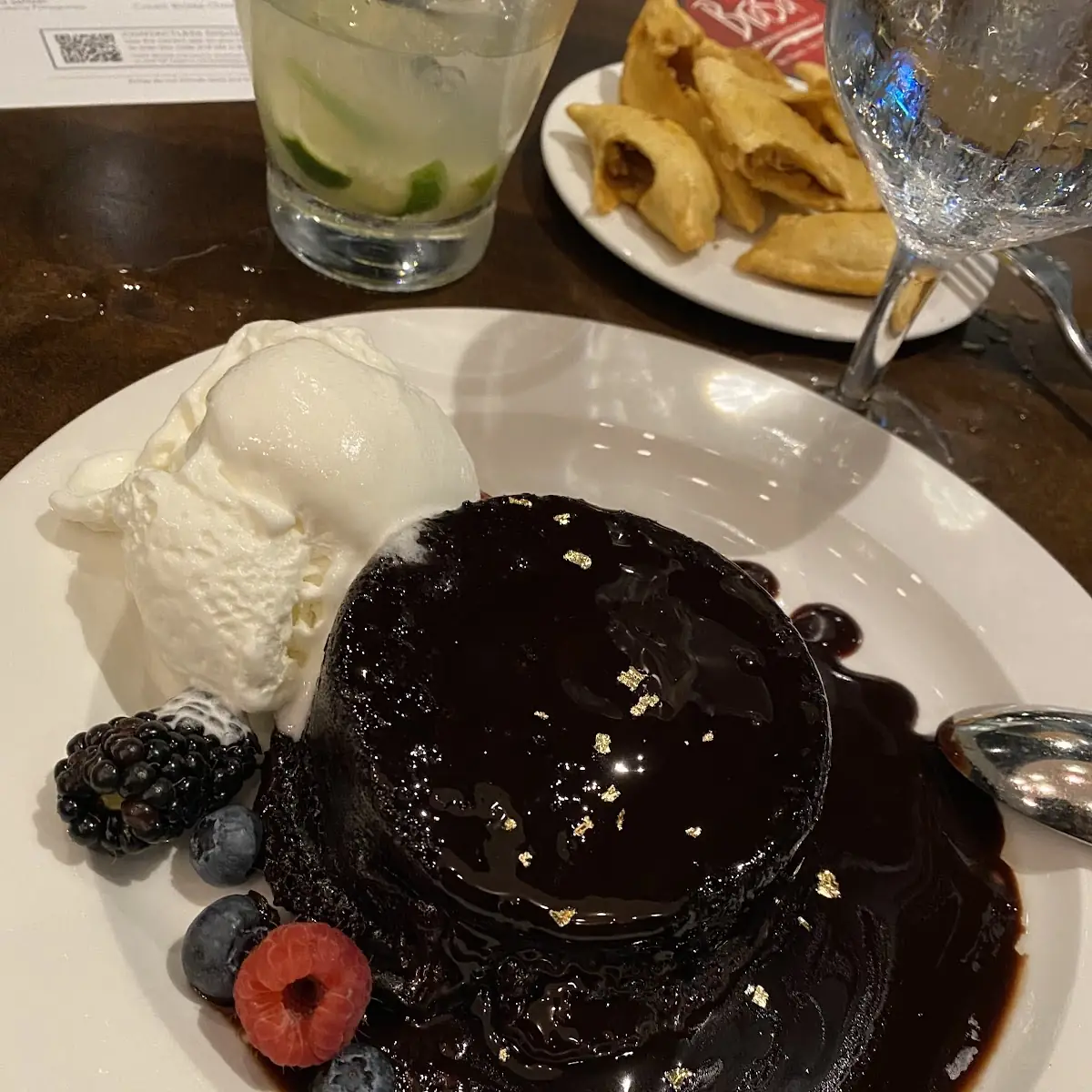 Molton Lava Chocolate Cake, Brasa Brazilian Steakhouse