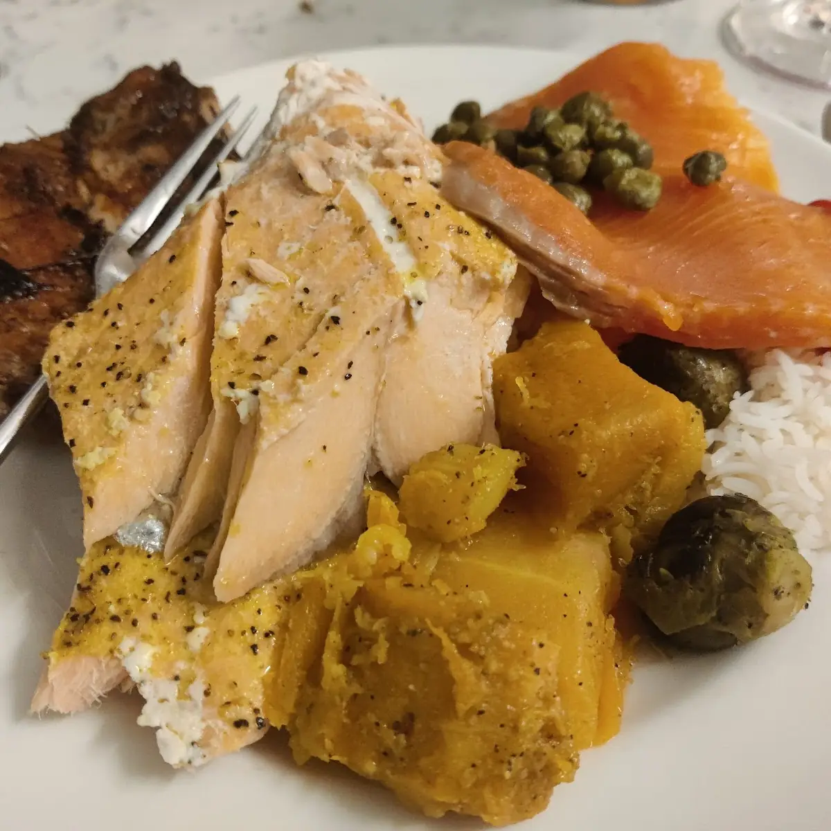 Salmon Selection from Buffet Starter, Brasa Brazilian Steakhouse
