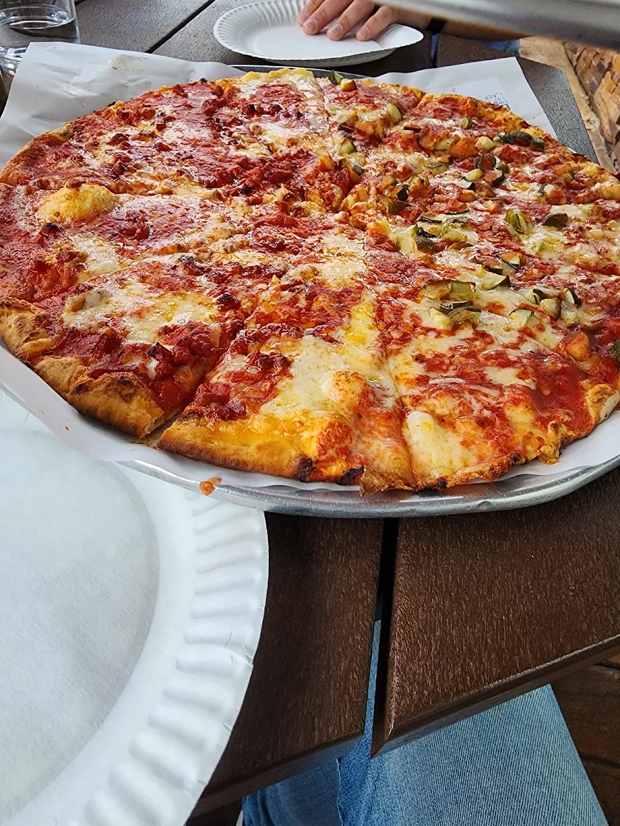 Half Pepperoni Pizza Half Pickle Pizza