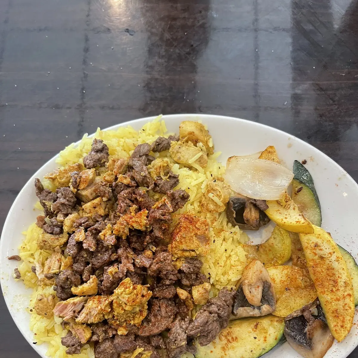 Chicken & Lamb Shawarma Plate
