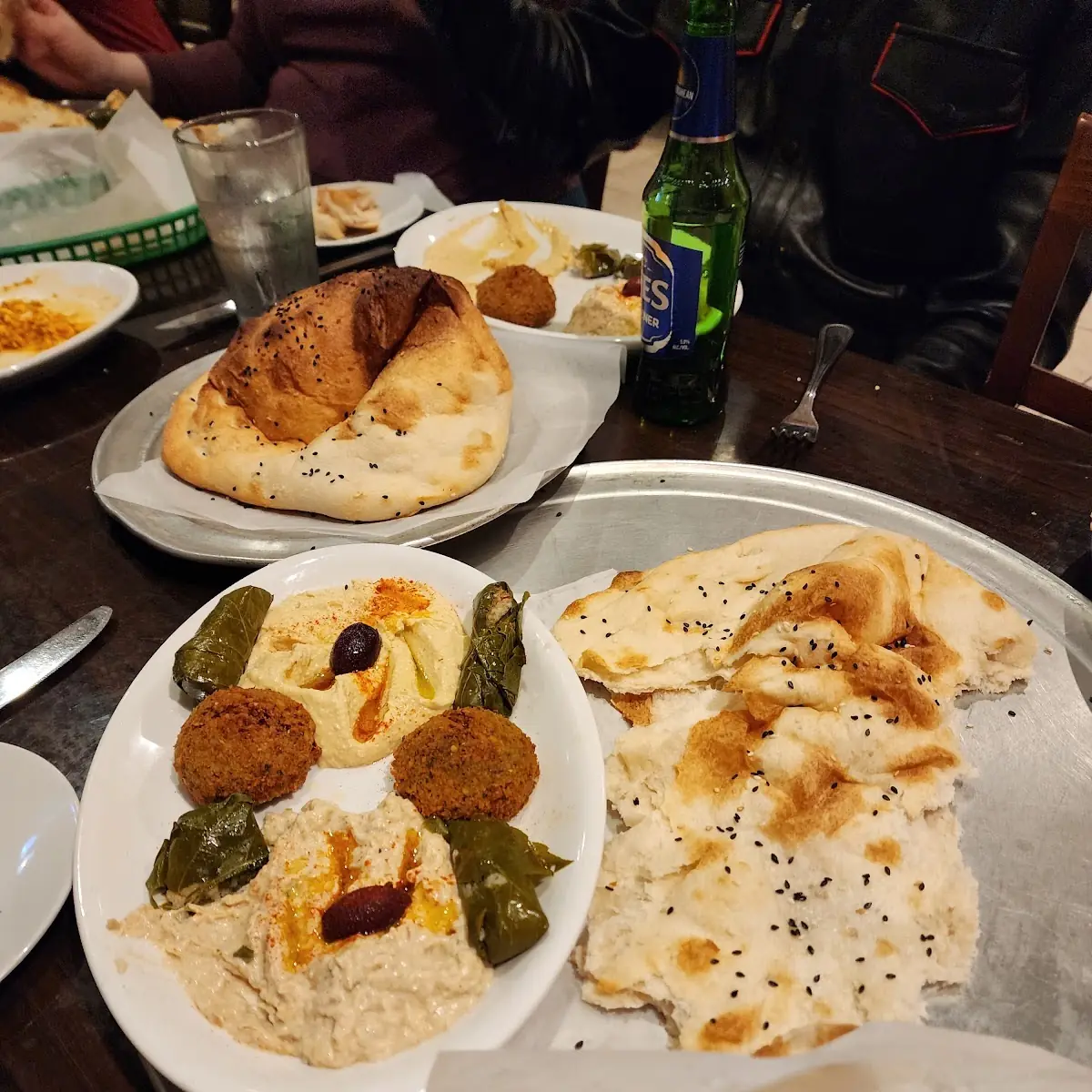 Wrapped Grape Leaves and Fallafel