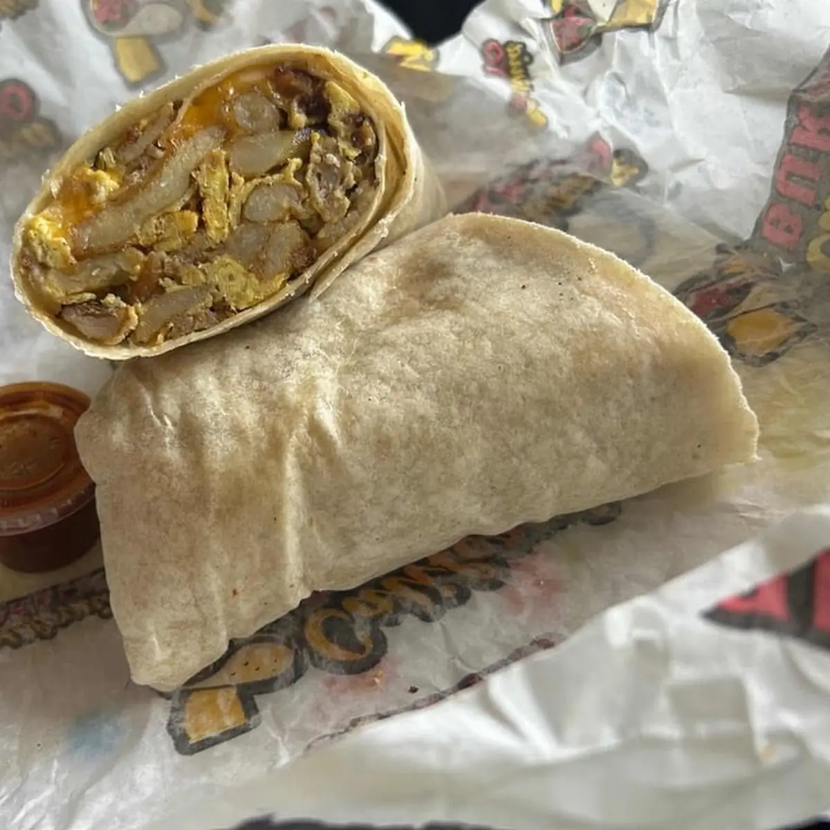 Cheese and Bean Burrito