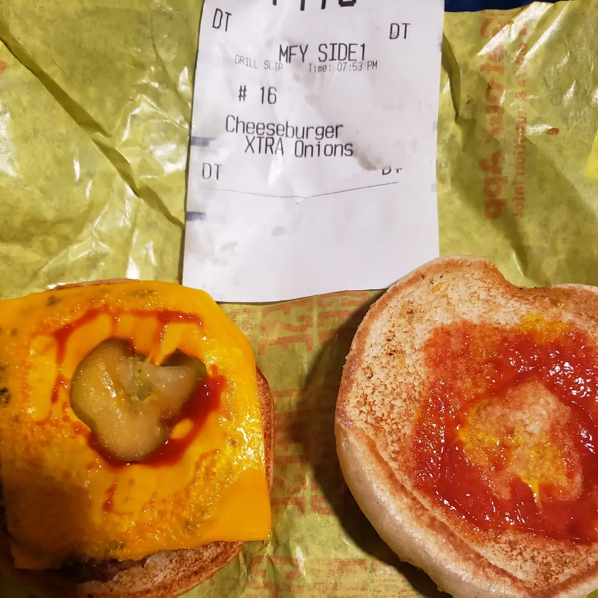 Double Cheeseburger Meal