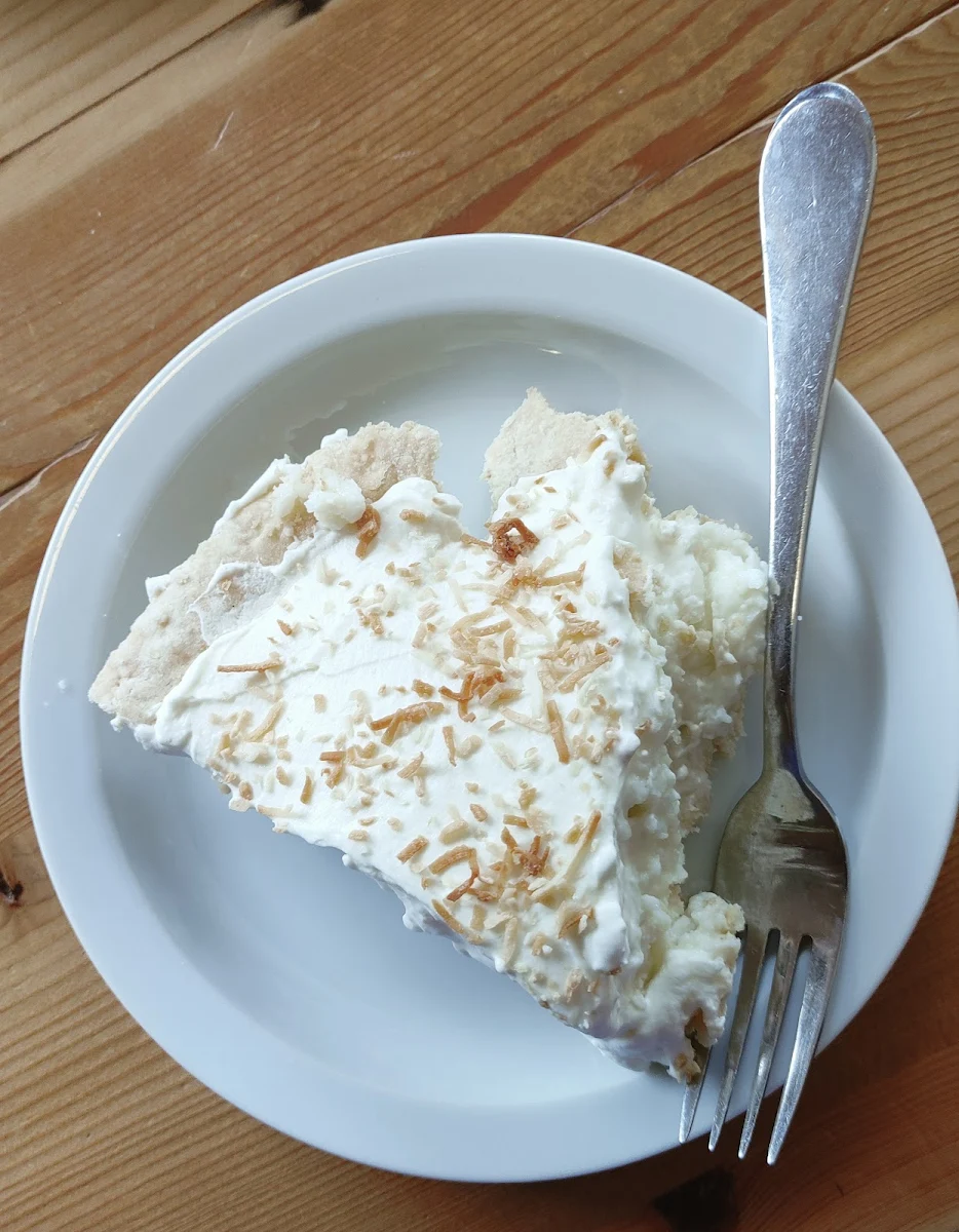 Coconut Cream Pie, Bread Milk & Honey Cafe