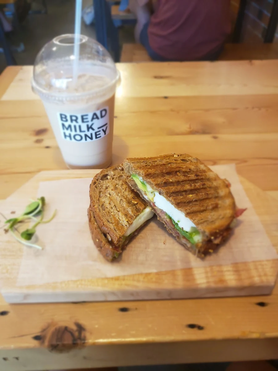 hot honey ham sandwich