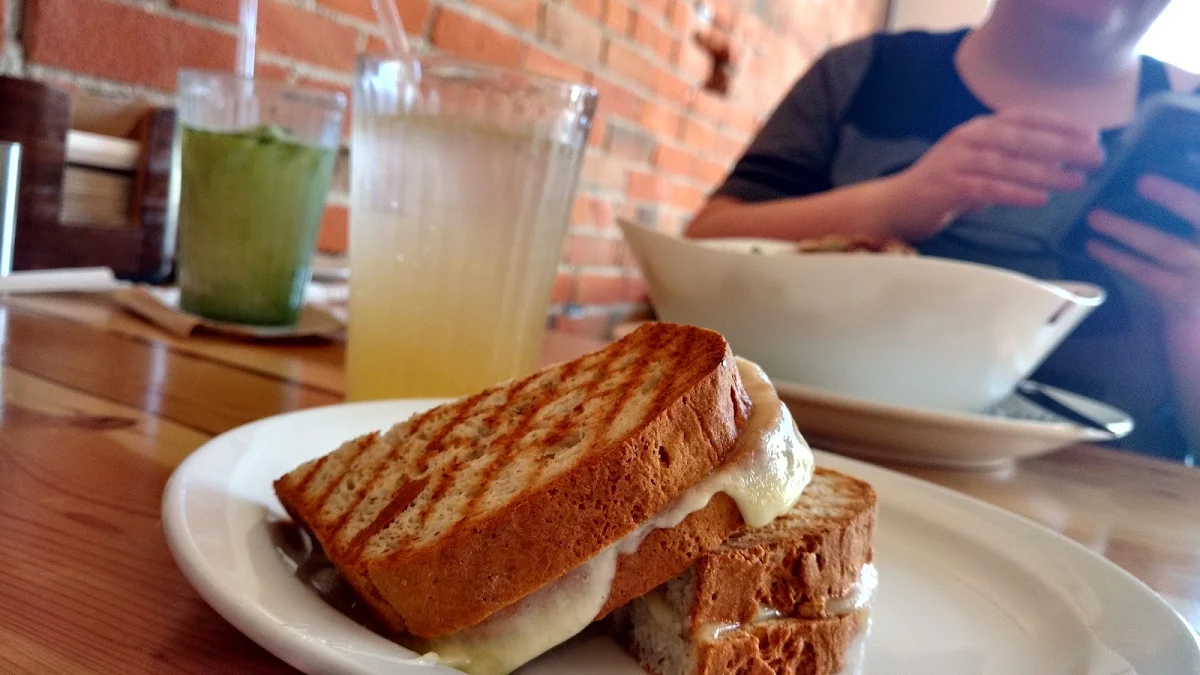 Grilled Cheese Panini, Bread Milk & Honey Cafe