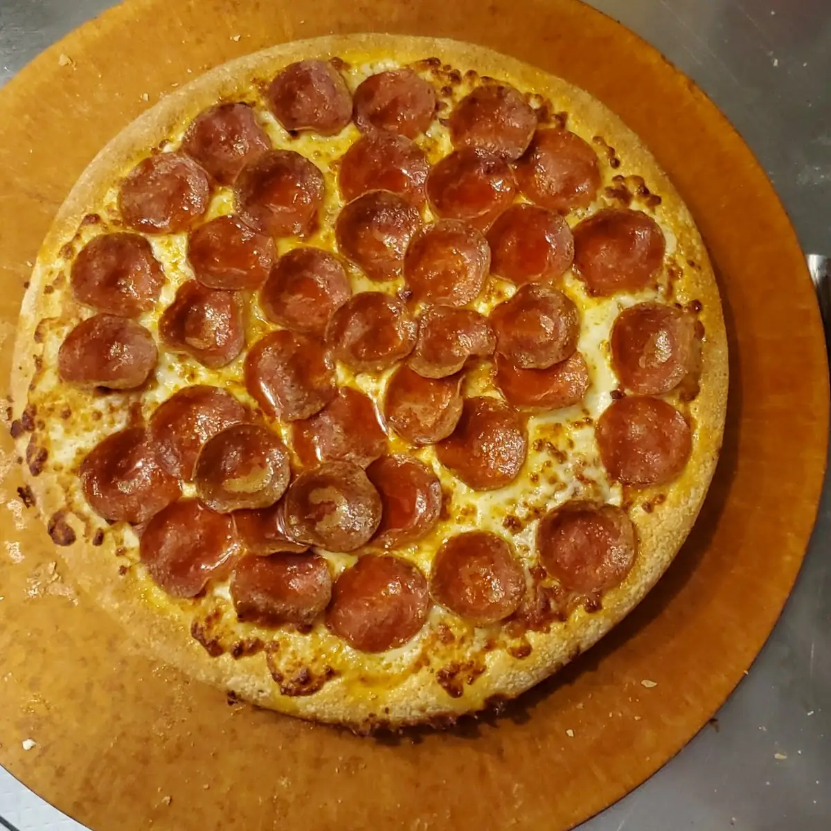 Pan Style Pepperoni Pizza
