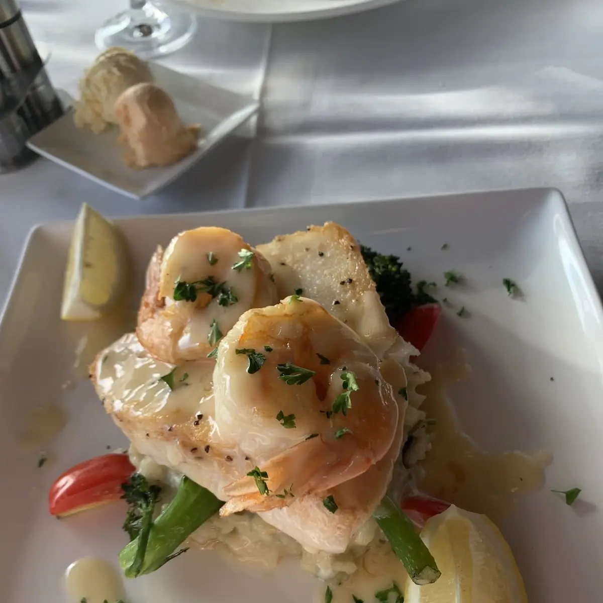 Chilean Sea Bass with Risotto