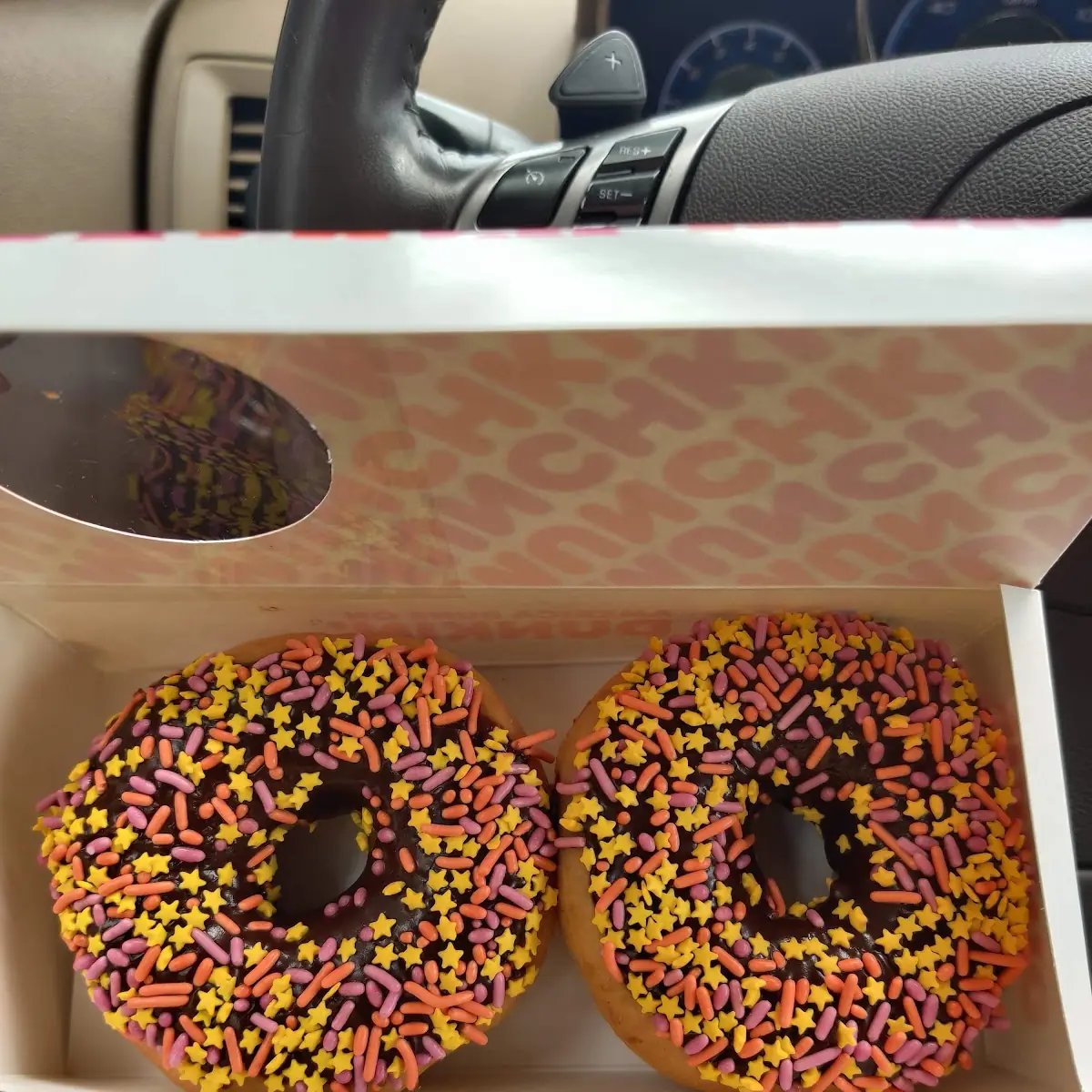 Chocolate Frosted Donut with Sprinkles