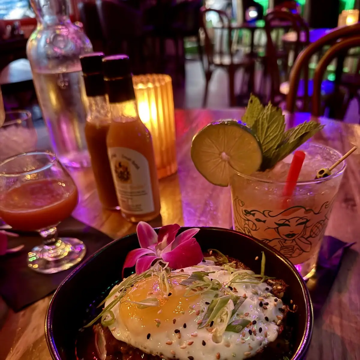 Mai Tai and Loco Moco