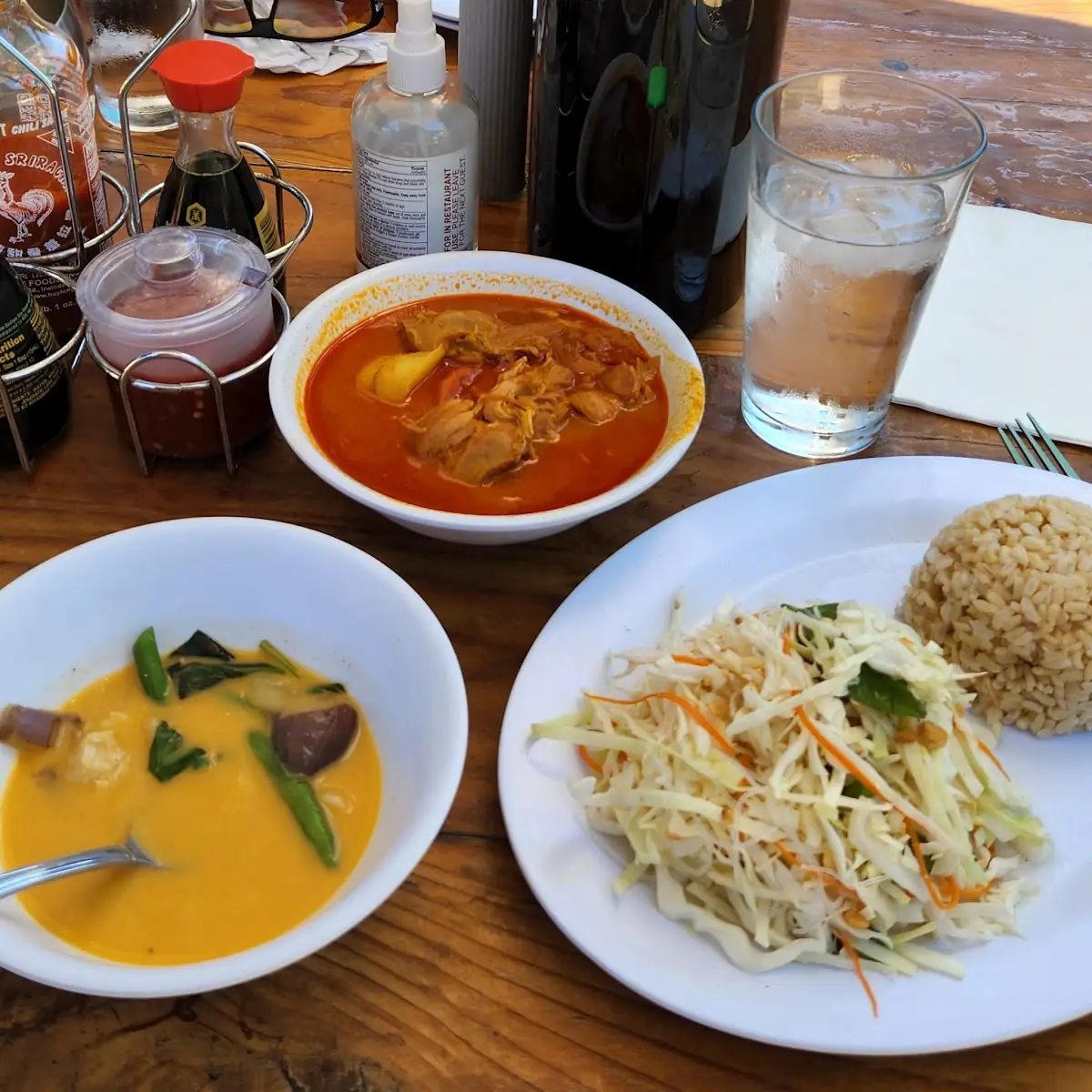 Catfish Stew and Chicken Curry