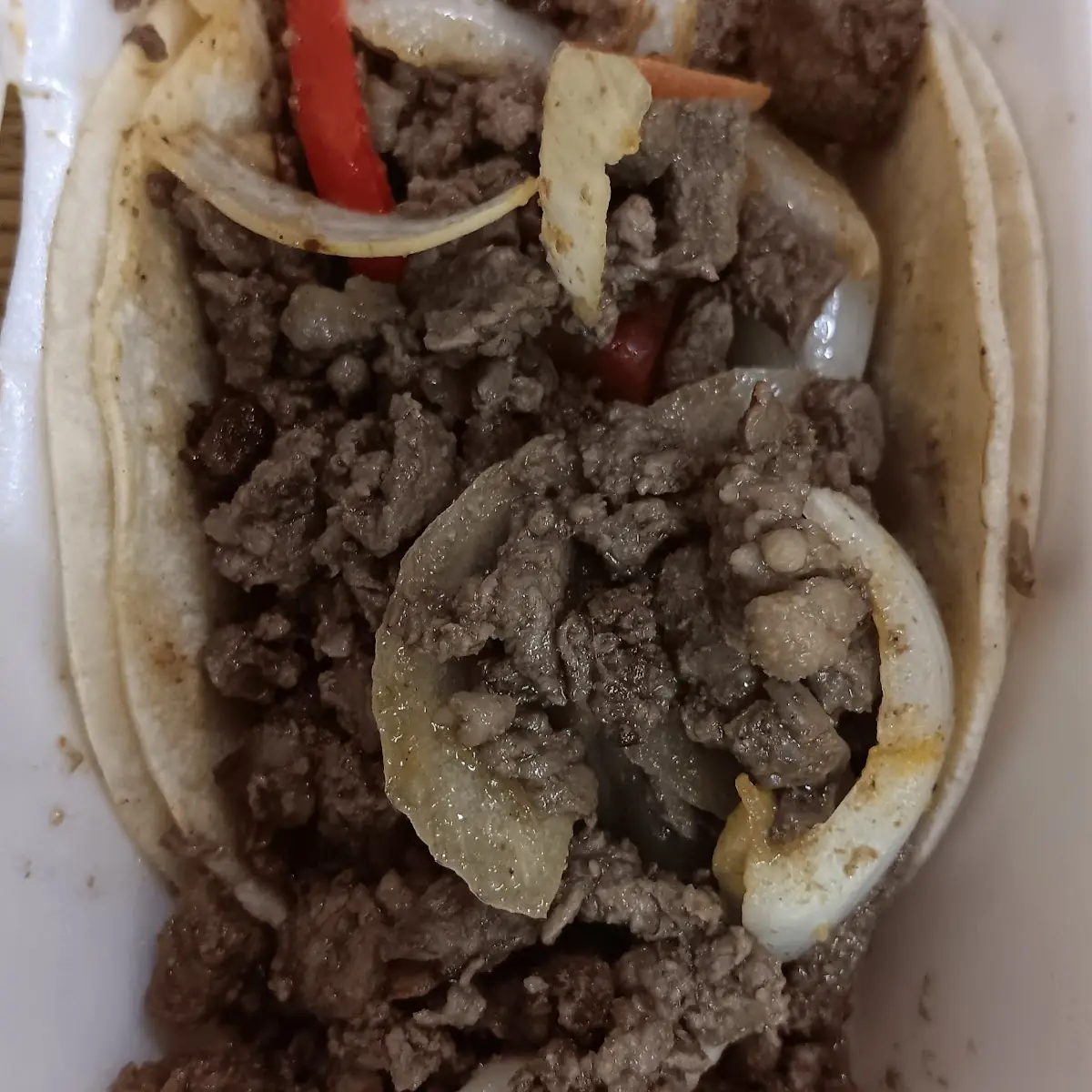 Carne Asada Taco Grilled Onions