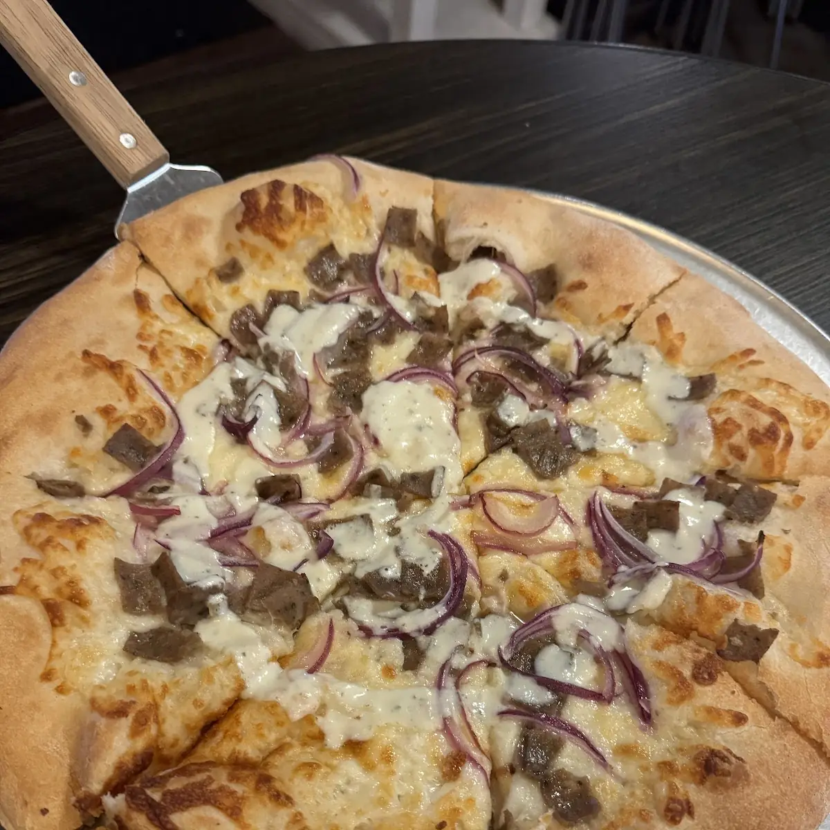 Lamb Gyro Pizza