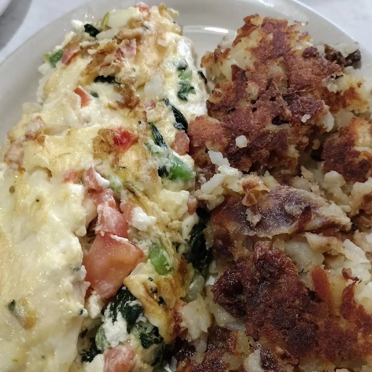 Sausage and Cheese Omelette