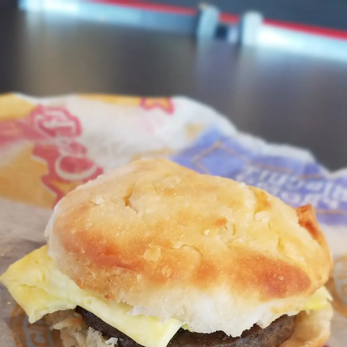 Sausage and Egg Biscuit