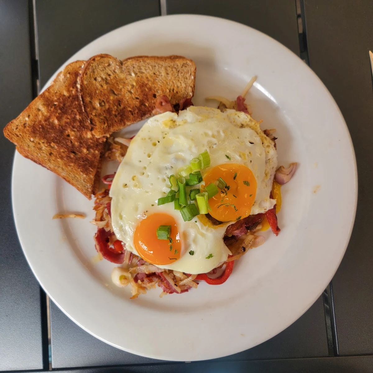 Corned Beef Hash and Eggs