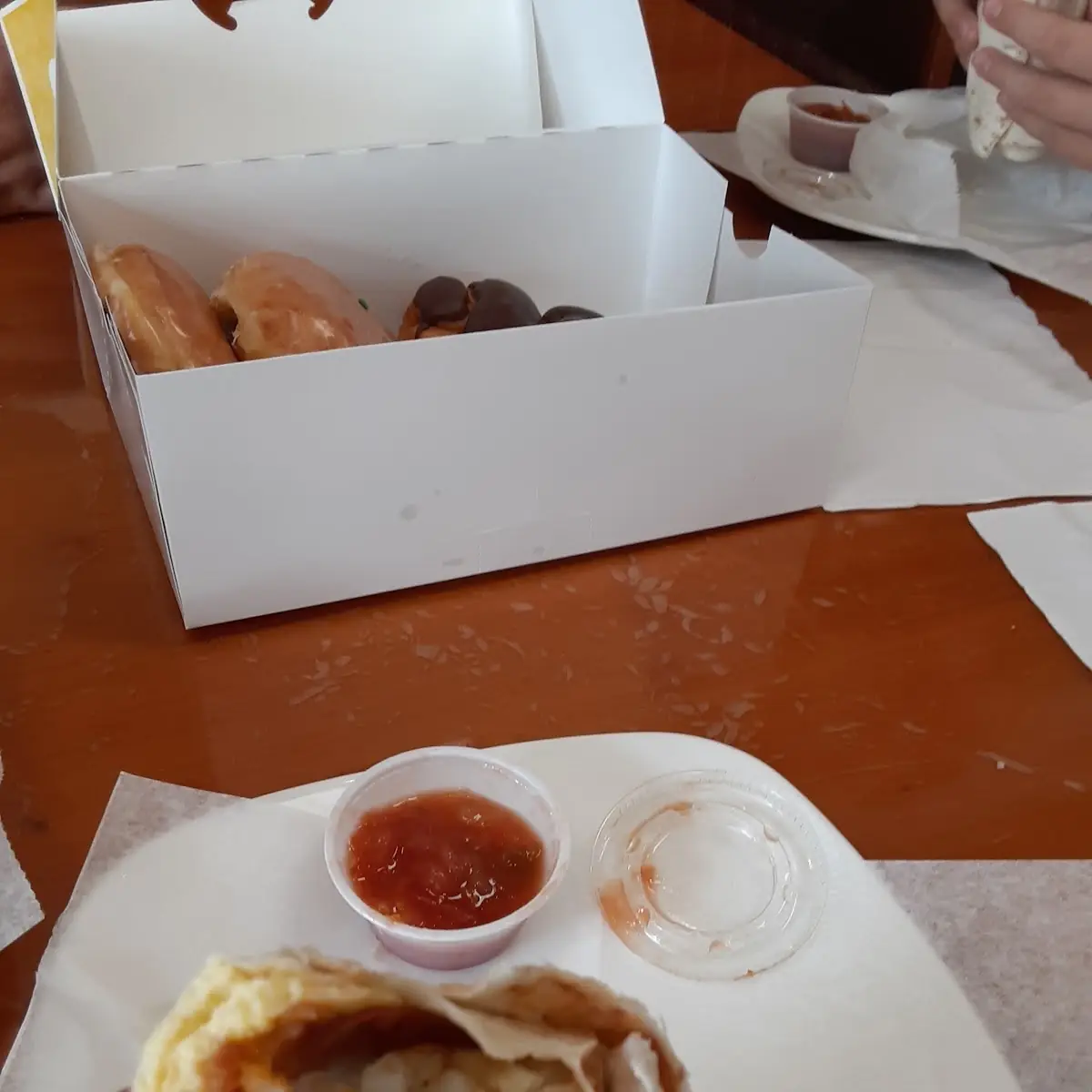 Burrito Regular Which Has Egg Cheese and a Choice of Meat
