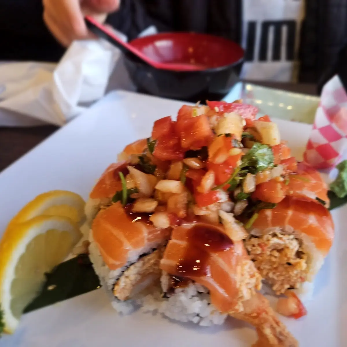Double Salmon Roll