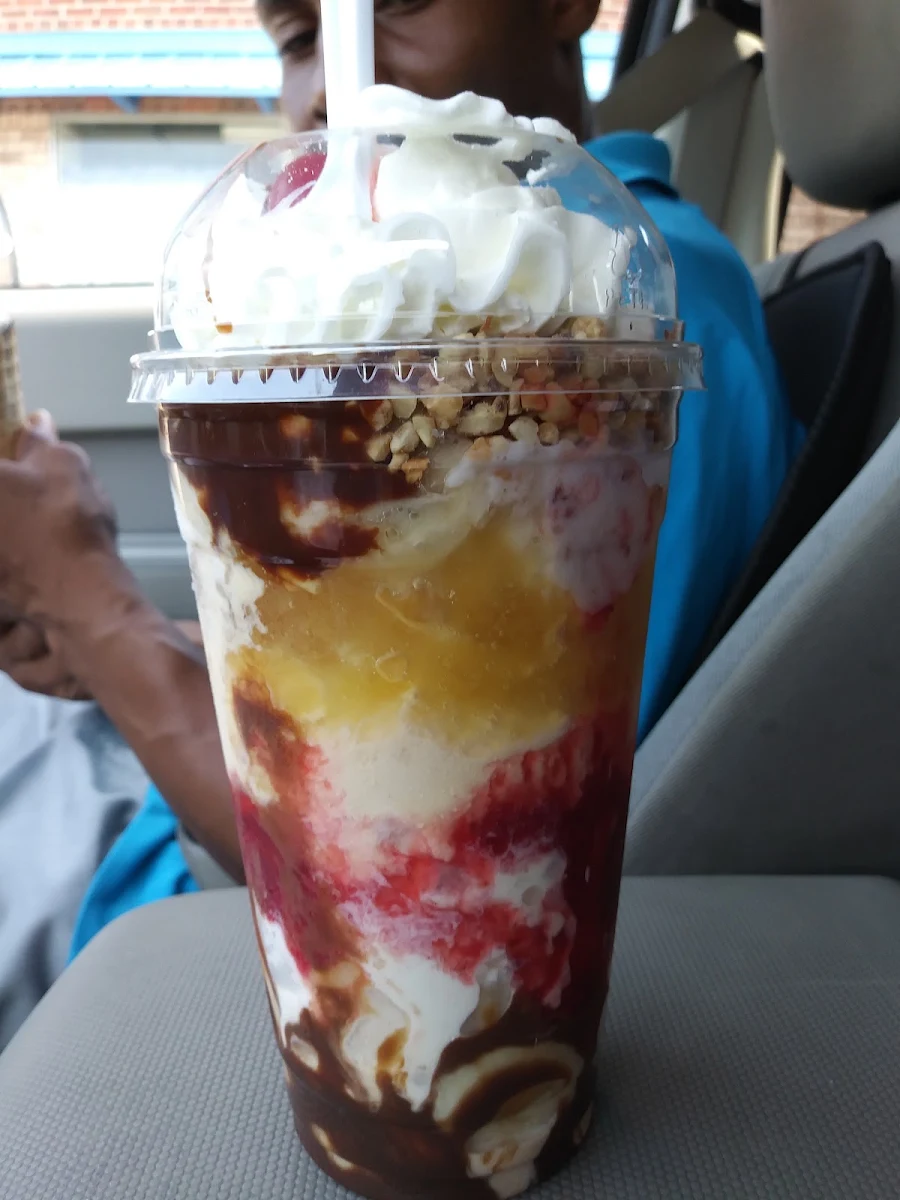Upside Down Banana Split