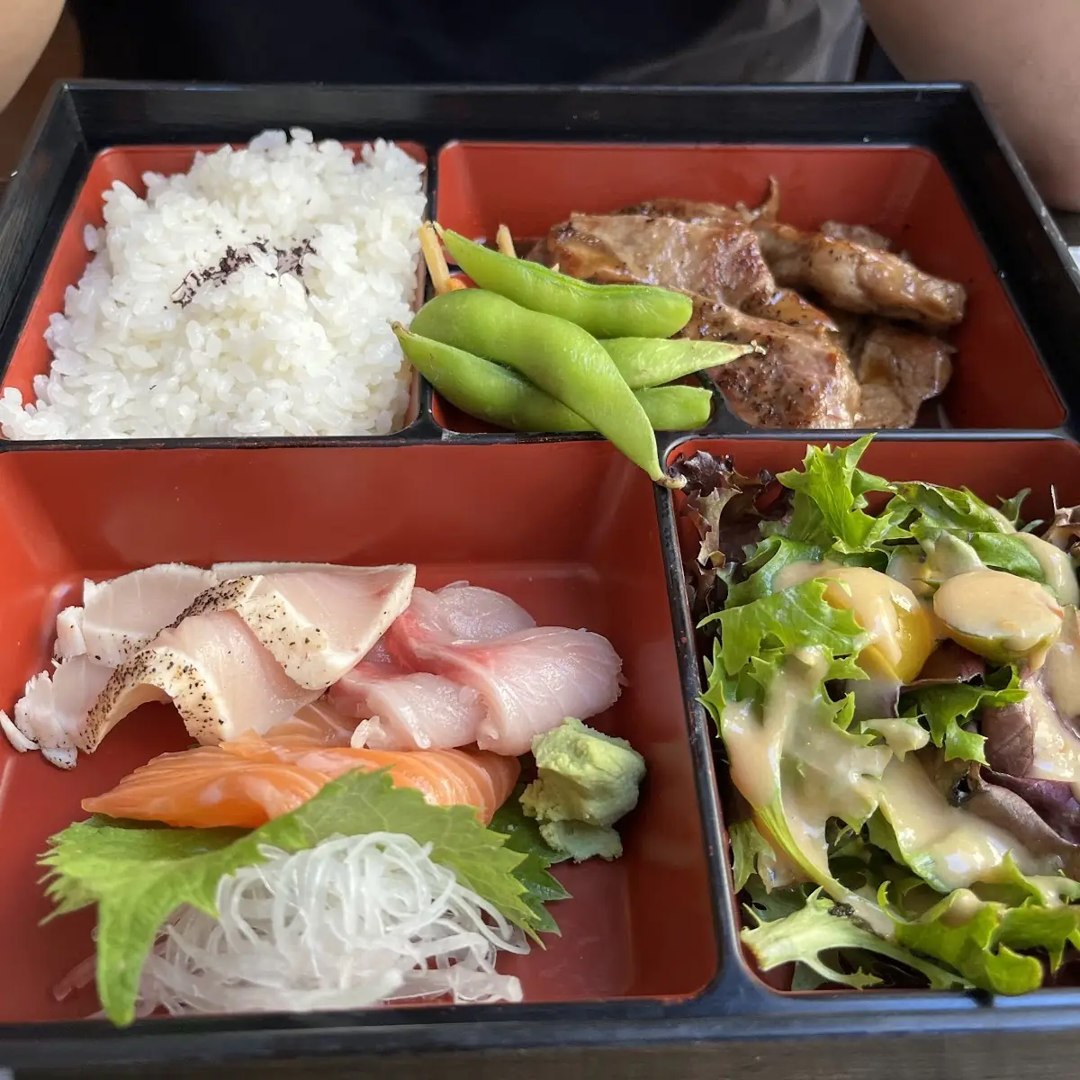 Bento with Beef Teriyaki