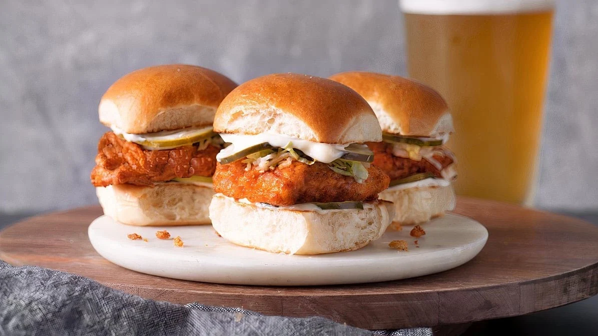 Mini Nashville Chicken Sandwiches