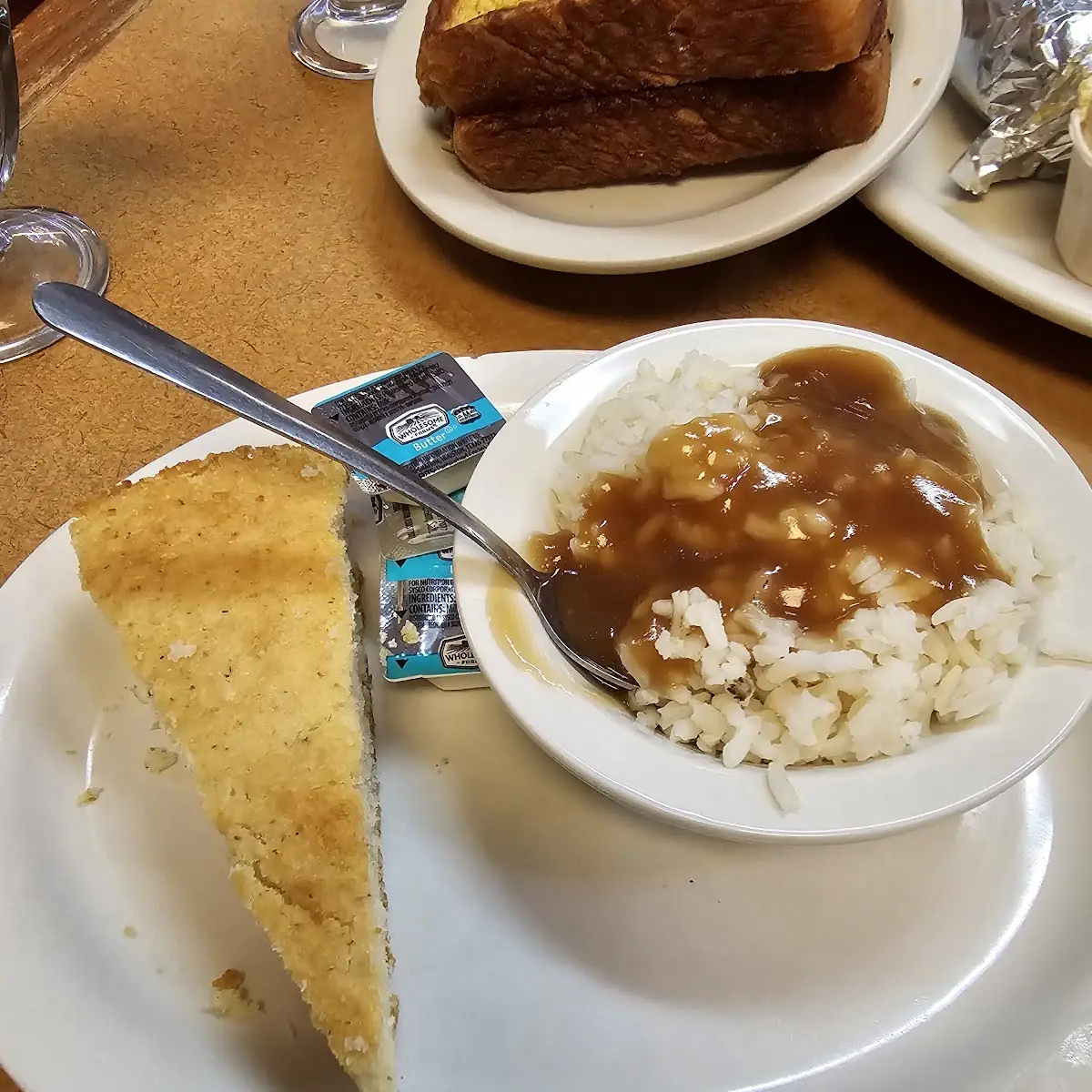 Cornbread Rice and Gravy