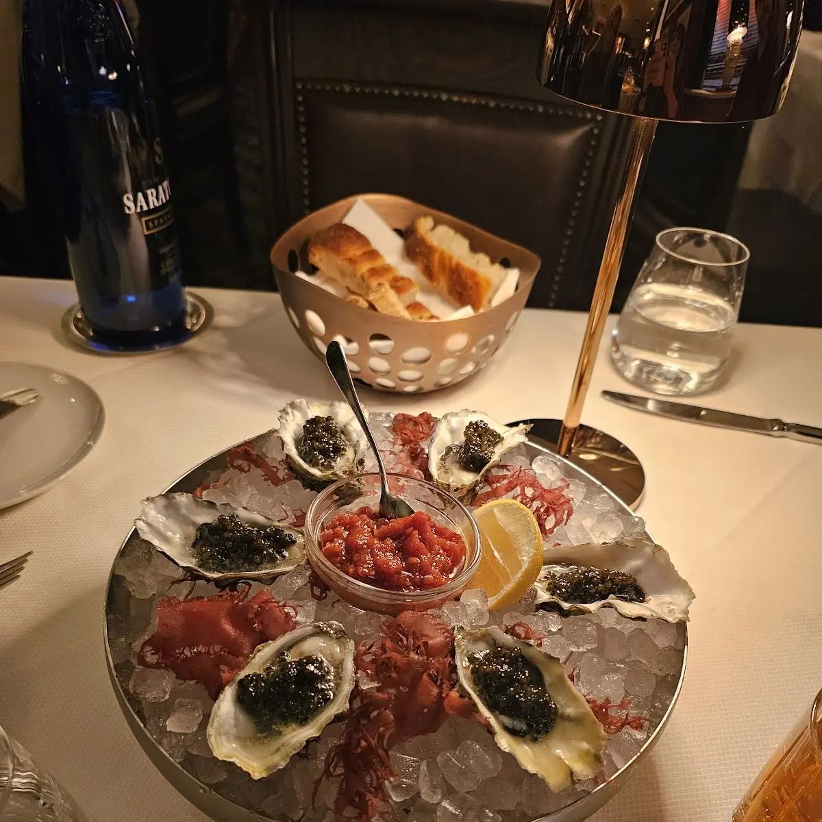 Osetra Caviar Oysters Rockefeller