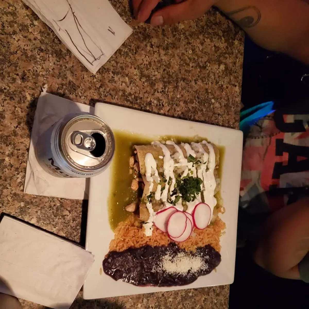 Enchiladas Verdes de Pollo
