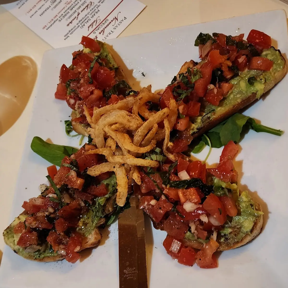 Goat Cheese Tomato Bruschetta
