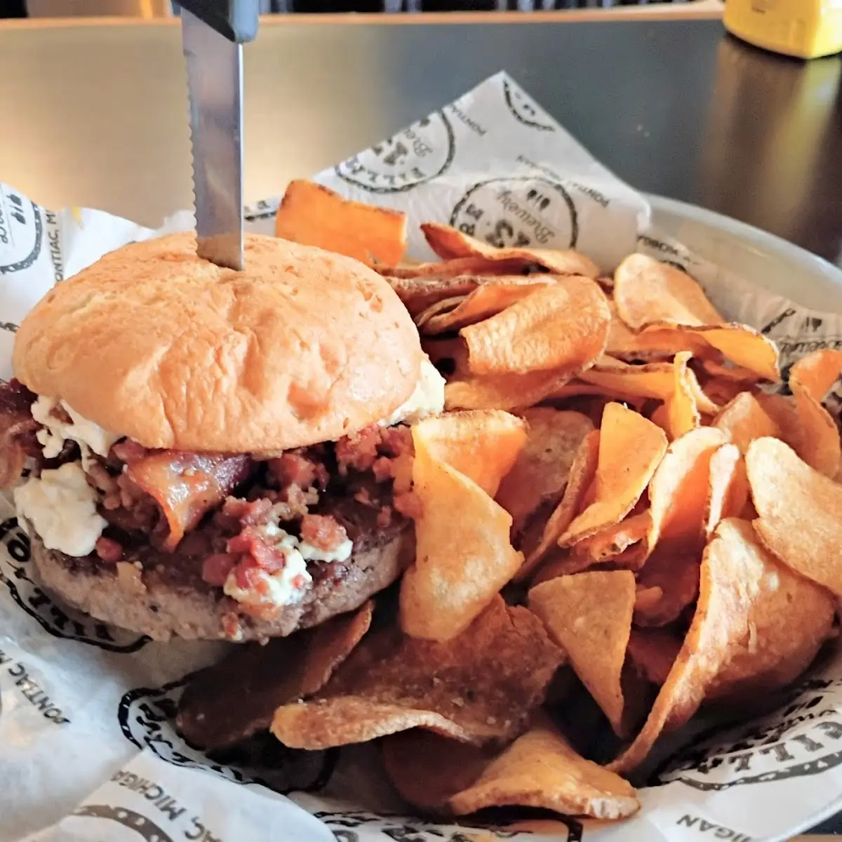 Kickin Bourbon Burger