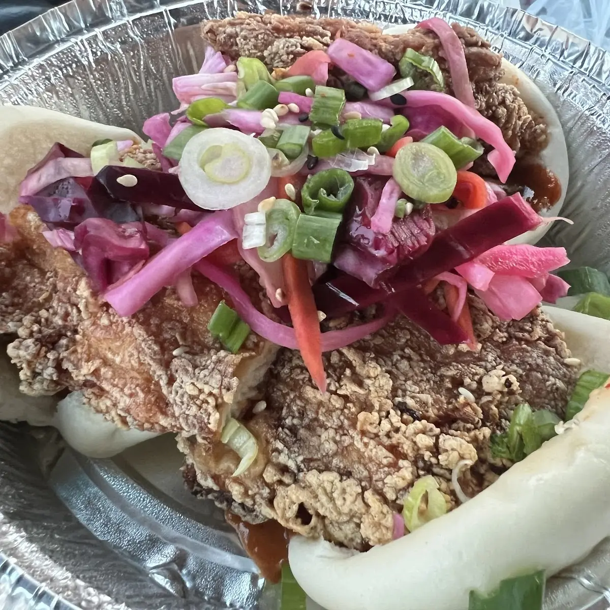 Korean Fried Chicken Bao