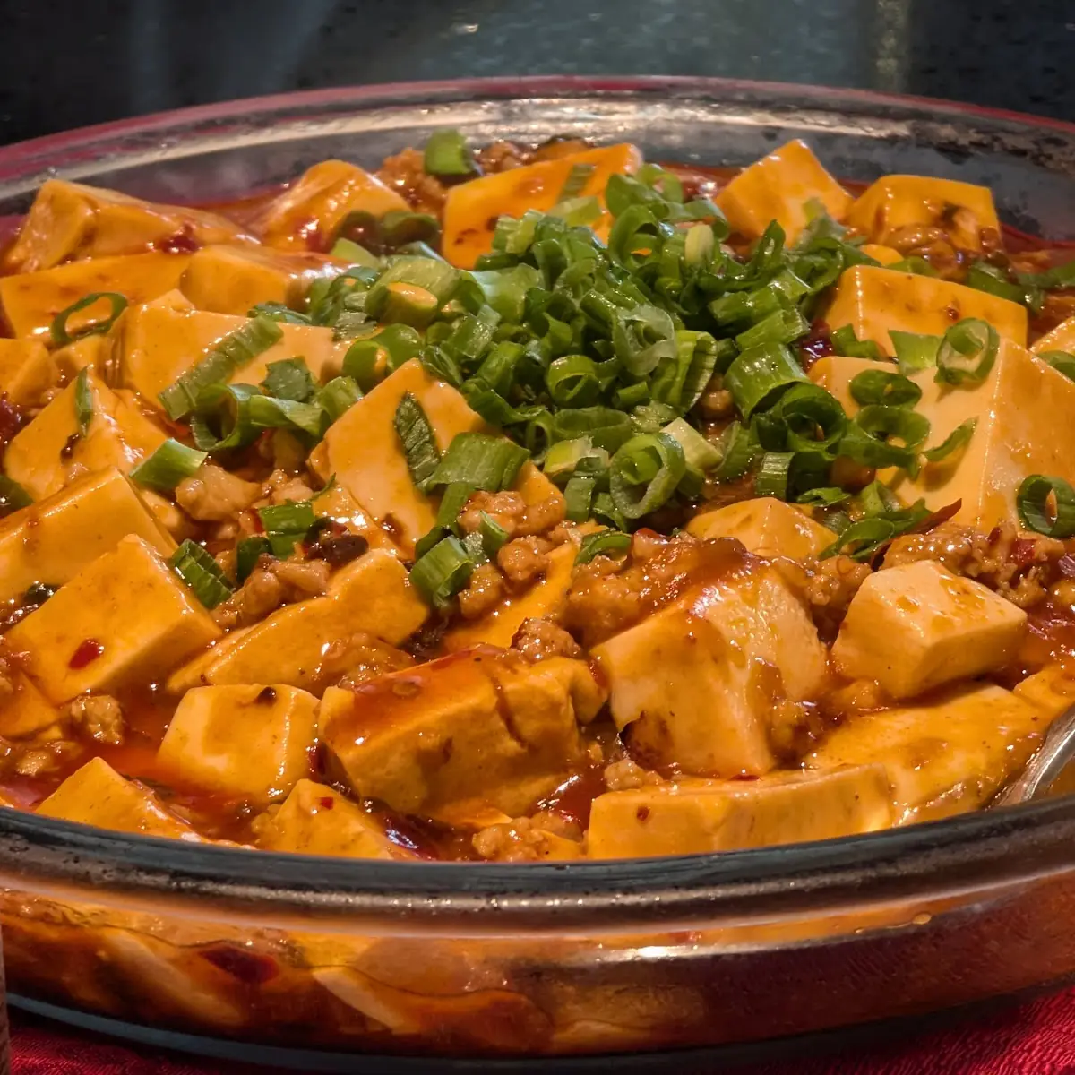Bean Curd Szechuan Style in Meat