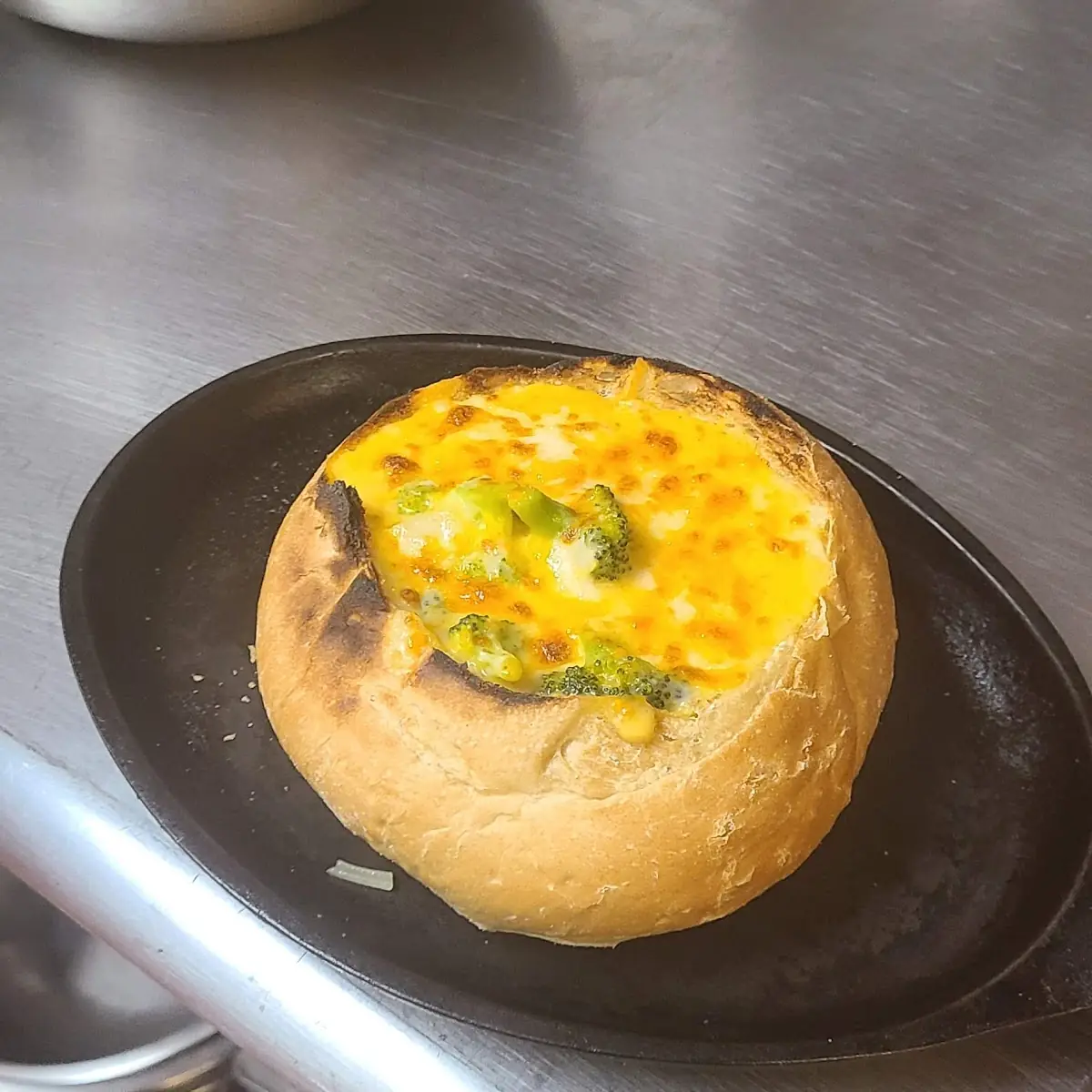 Broccoli and Cheese Bread Bowl