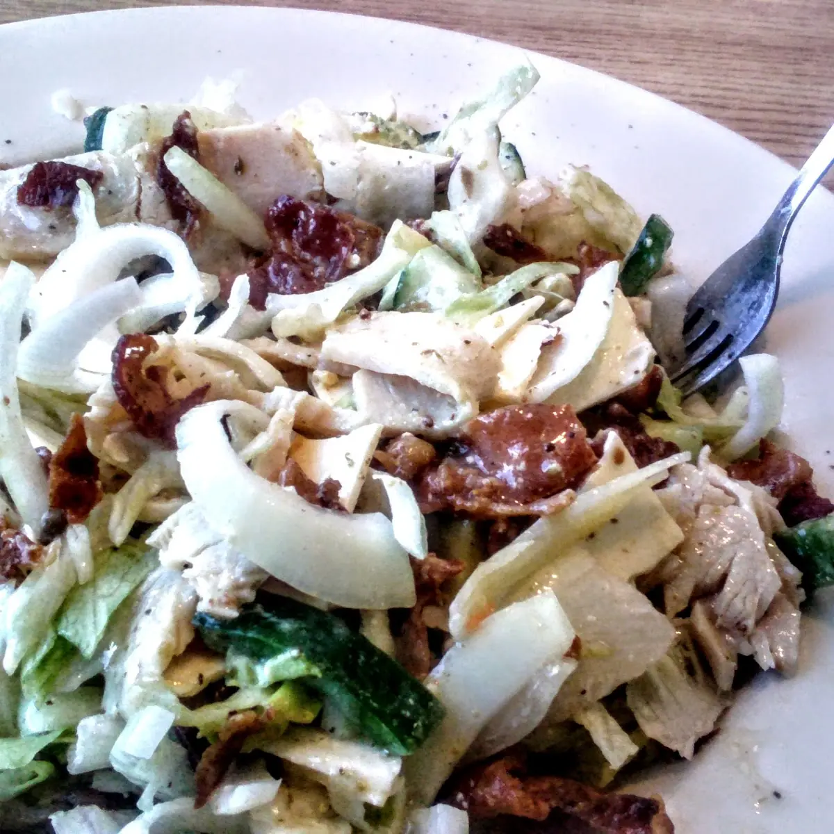 Chef Salad with Bacon Instead of Ham