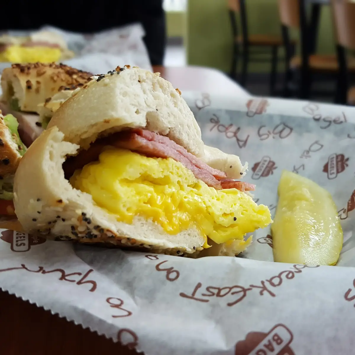 Breakfast on Everything Bagel