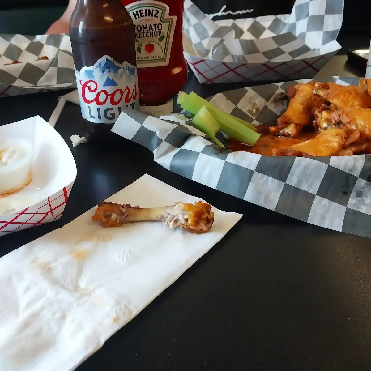 Mild Wings with Blue Cheese & Celery